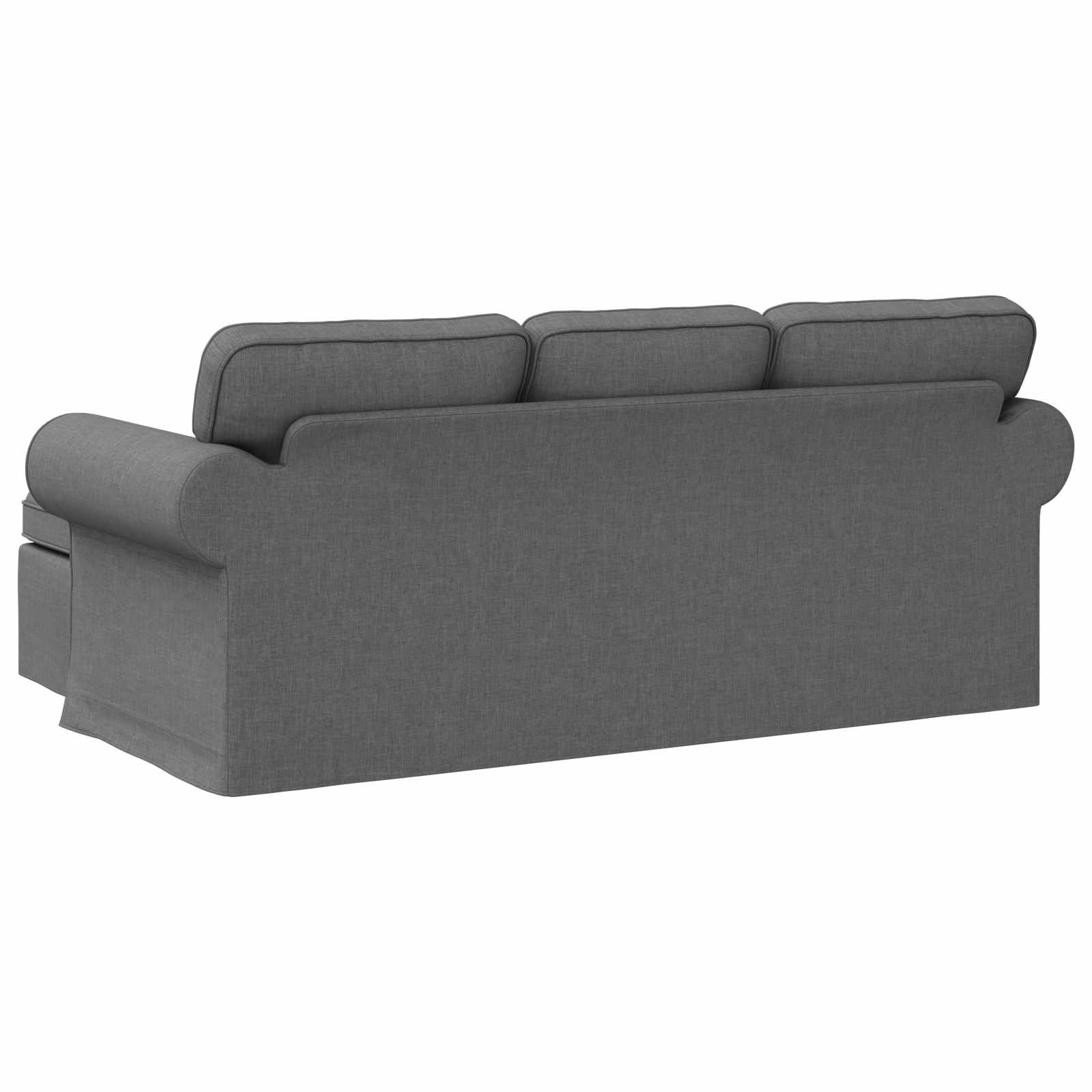 Divano Grigio scuro 195 x 138 x 80 cm Tessuto | homemem39
