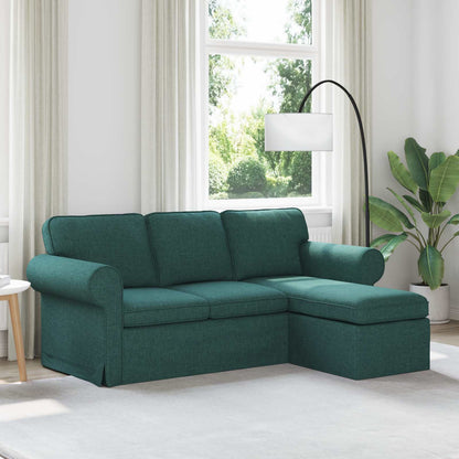 Divano Verde Scuro 195 x 138 x 80 cm Tessuto | homemem39