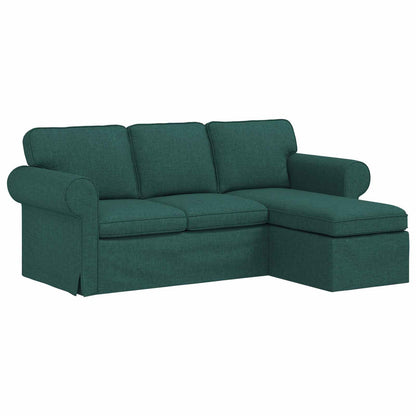 Divano Verde Scuro 195 x 138 x 80 cm Tessuto | homemem39