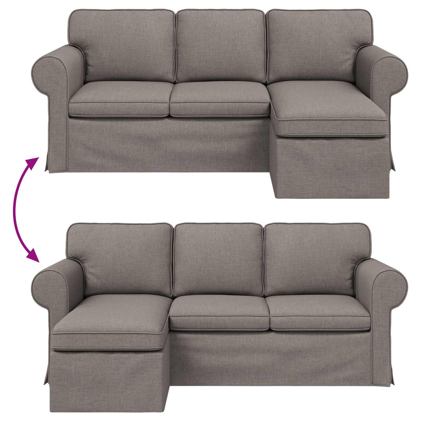 Divano Talpa 195 x 138 x 80 cm Tessuto