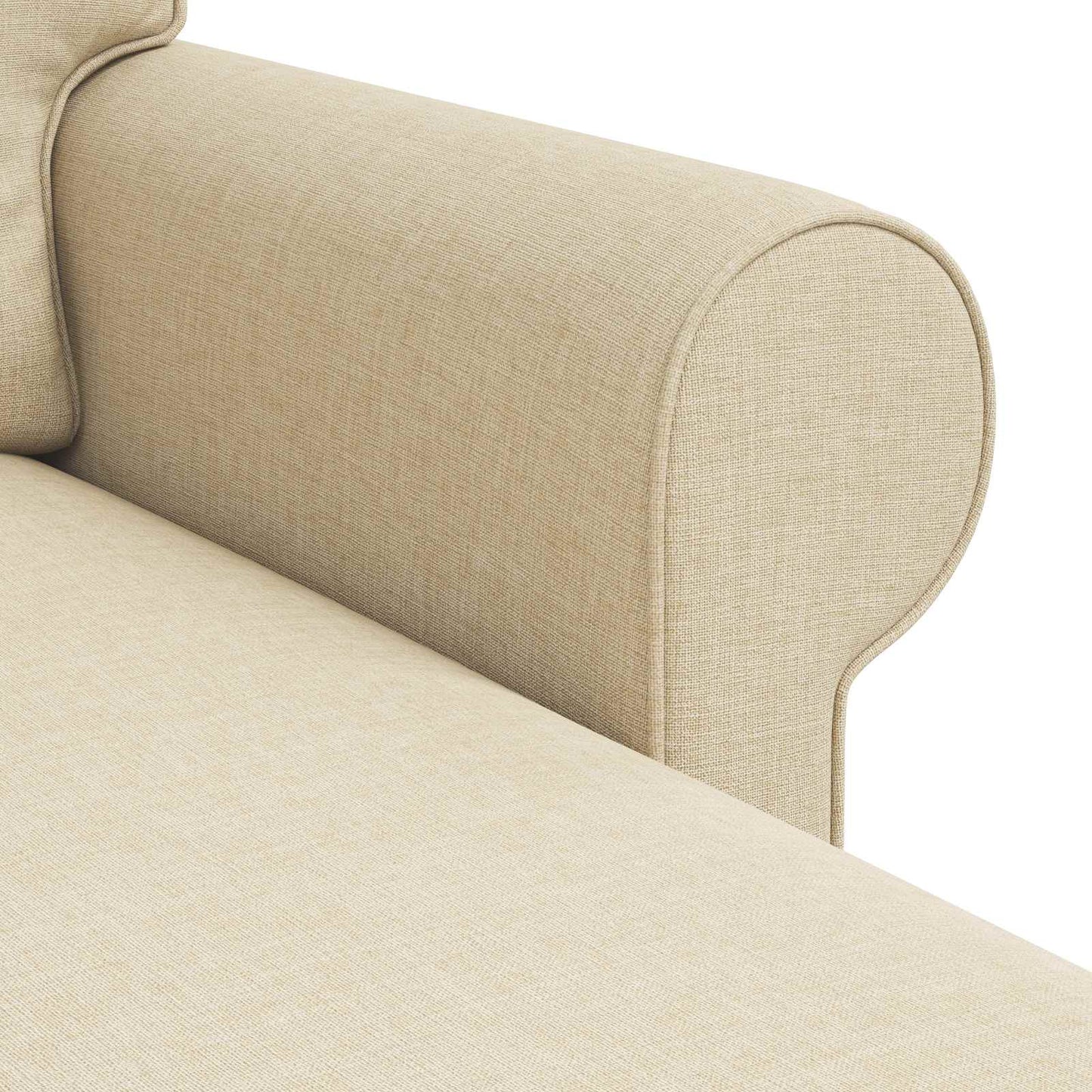 Divano Crema 195 x 138 x 80 cm Tessuto | homemem39