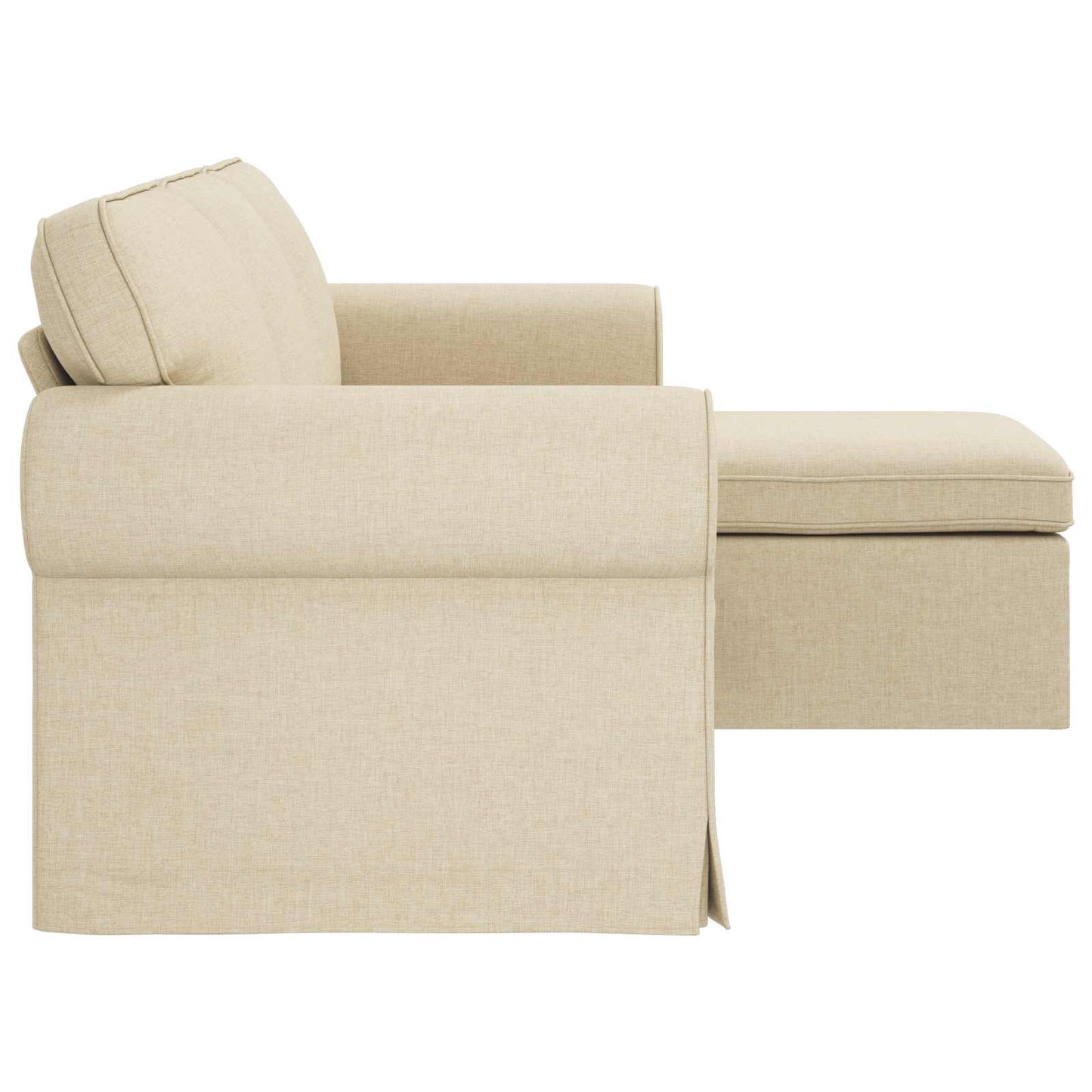 Divano Crema 195 x 138 x 80 cm Tessuto | homemem39