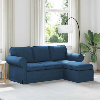 Divano Blu 195 x 138 x 80 cm Tessuto | homemem39