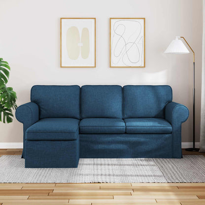 Divano Blu 195 x 138 x 80 cm Tessuto | homemem39