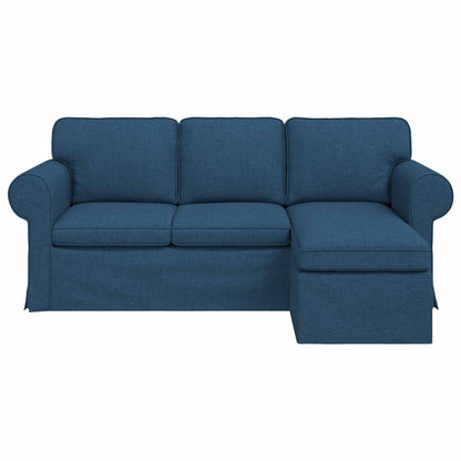 Divano Blu 195 x 138 x 80 cm Tessuto | homemem39