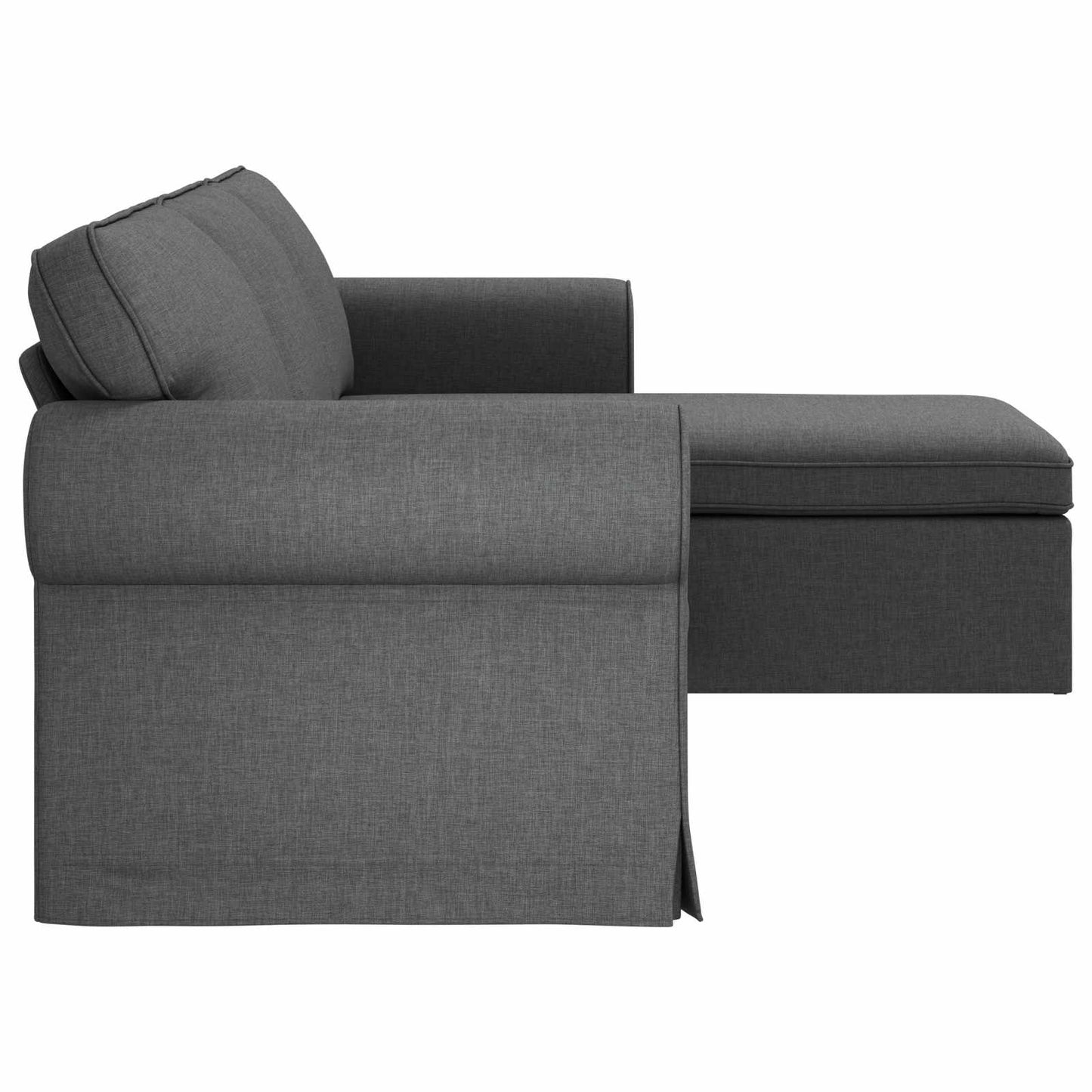 Divano Grigio scuro 245 x 138 x 80 cm Tessuto | homemem39