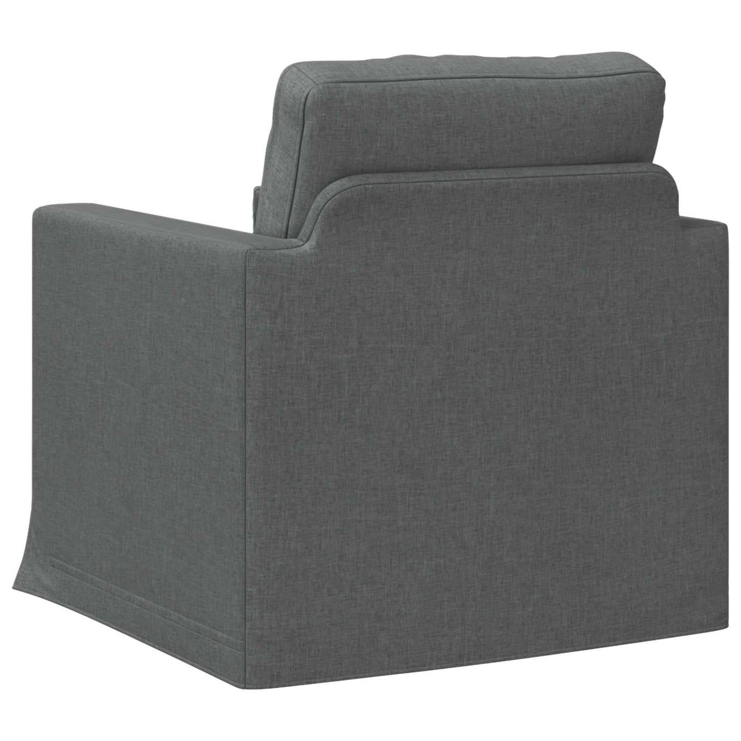 Divano Grigio scuro 78 x 78 x 80 cm Tessuto