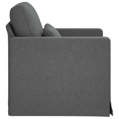 Divano Grigio scuro 78 x 78 x 80 cm Tessuto