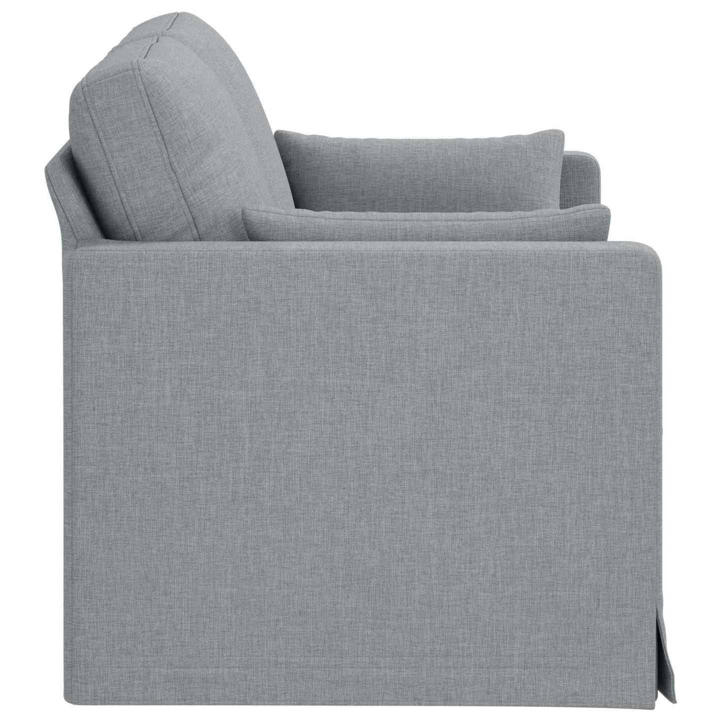 Divano Grigio chiaro 139 x 78 x 80 cm Tessuto | homemem39