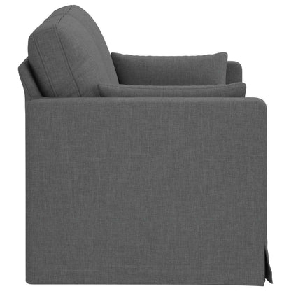 Divano Grigio scuro 139 x 78 x 80 cm Tessuto