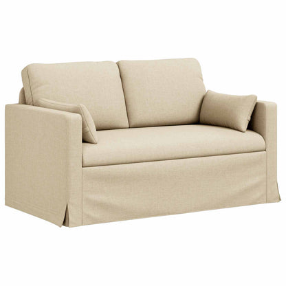 Divano Crema 139 x 78 x 80 cm Tessuto