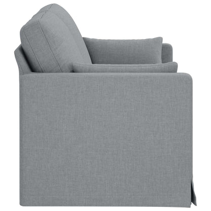 Divano Grigio chiaro 158 x 78 x 80 cm Tessuto