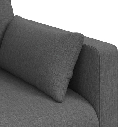Divano Grigio scuro 158 x 78 x 80 cm Tessuto | homemem39