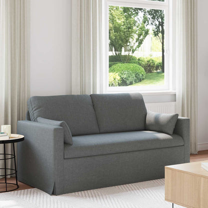 Divano Grigio scuro 158 x 78 x 80 cm Tessuto