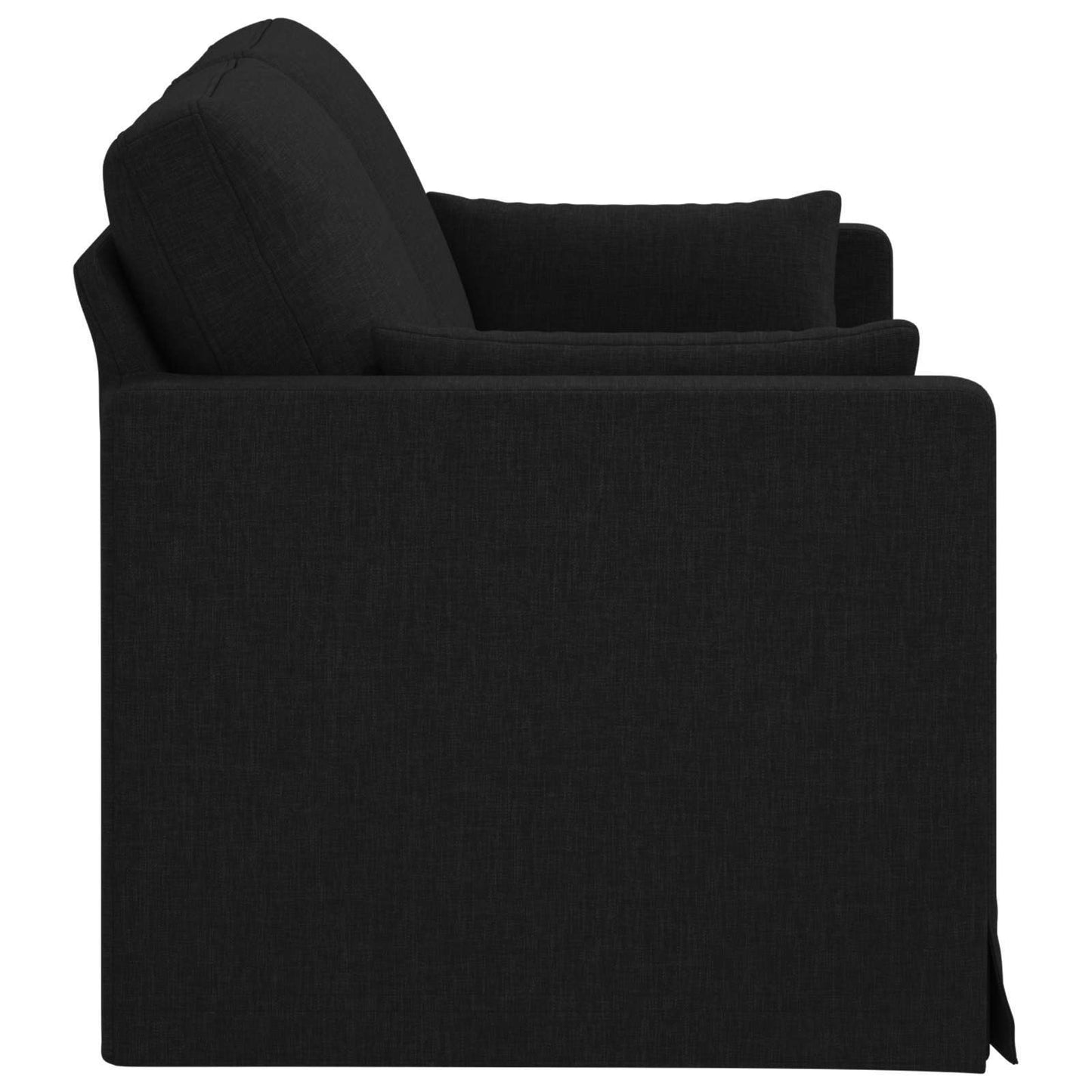 Divano Nero 158 x 78 x 80 cm Tessuto