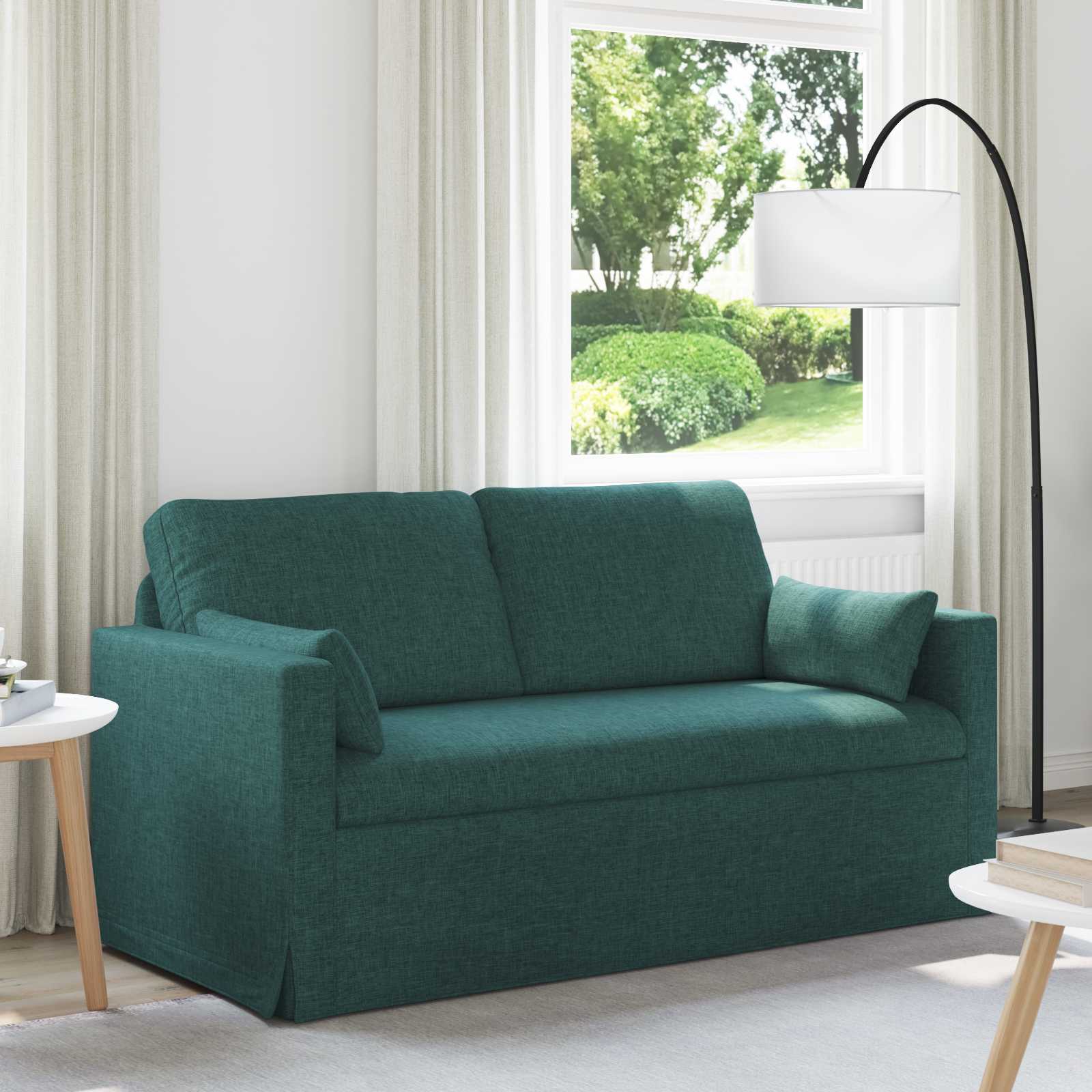 Divano Verde Scuro 158 x 78 x 80 cm Tessuto | homemem39