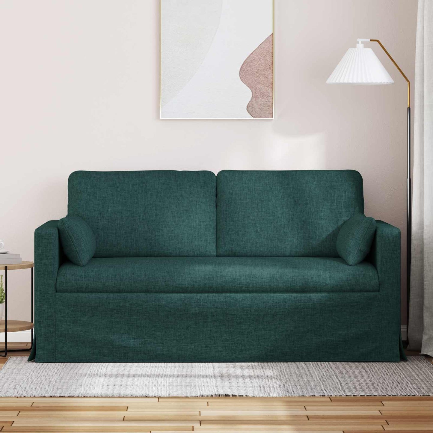 Divano Verde Scuro 158 x 78 x 80 cm Tessuto