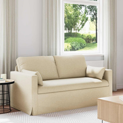 Divano Crema 158 x 78 x 80 cm Tessuto