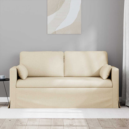 Divano Crema 158 x 78 x 80 cm Tessuto