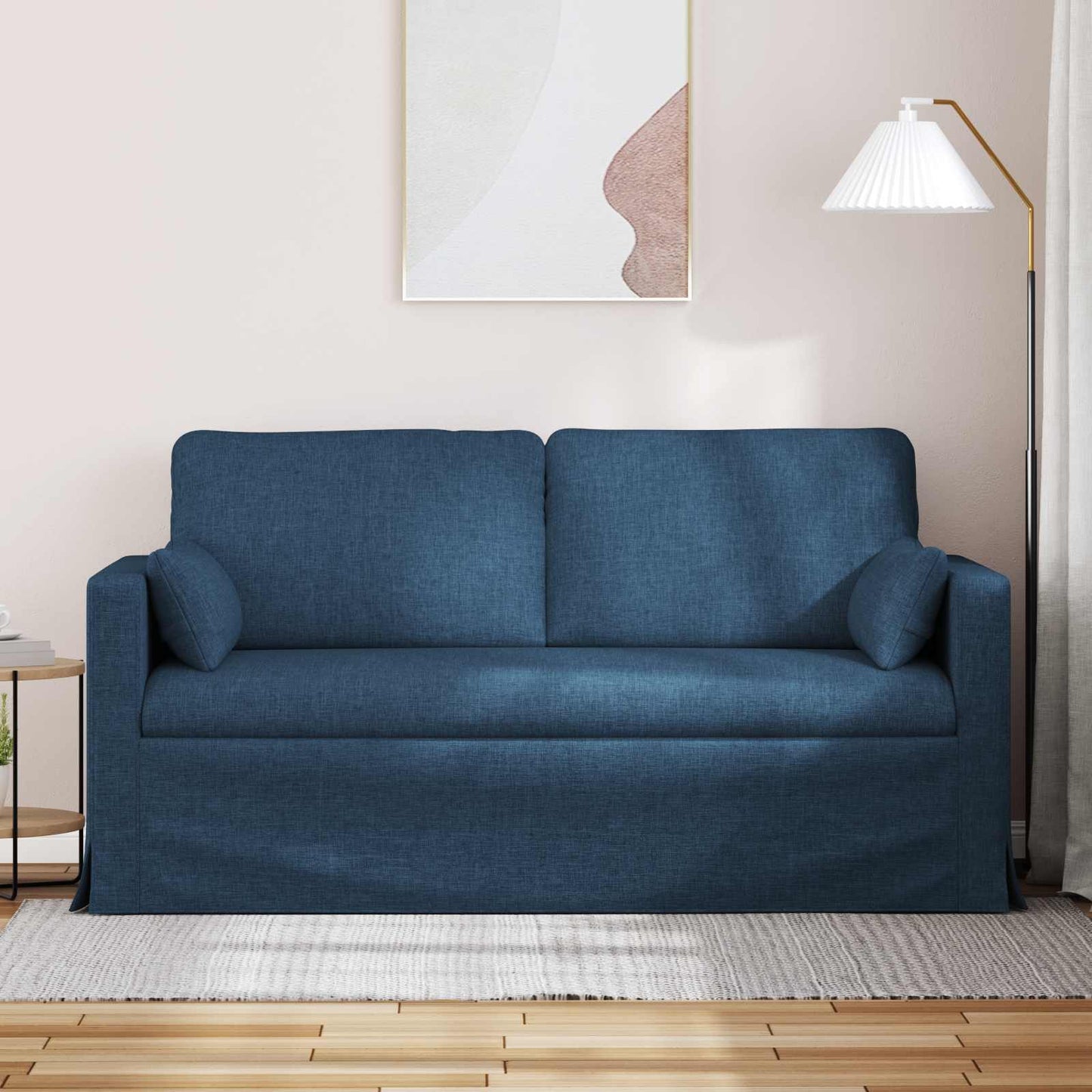 Divano 140cm Blu Metallo