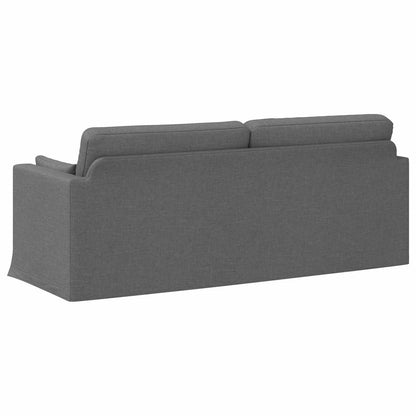 Divano Grigio scuro 198 x 78 x 80 cm Tessuto | homemem39