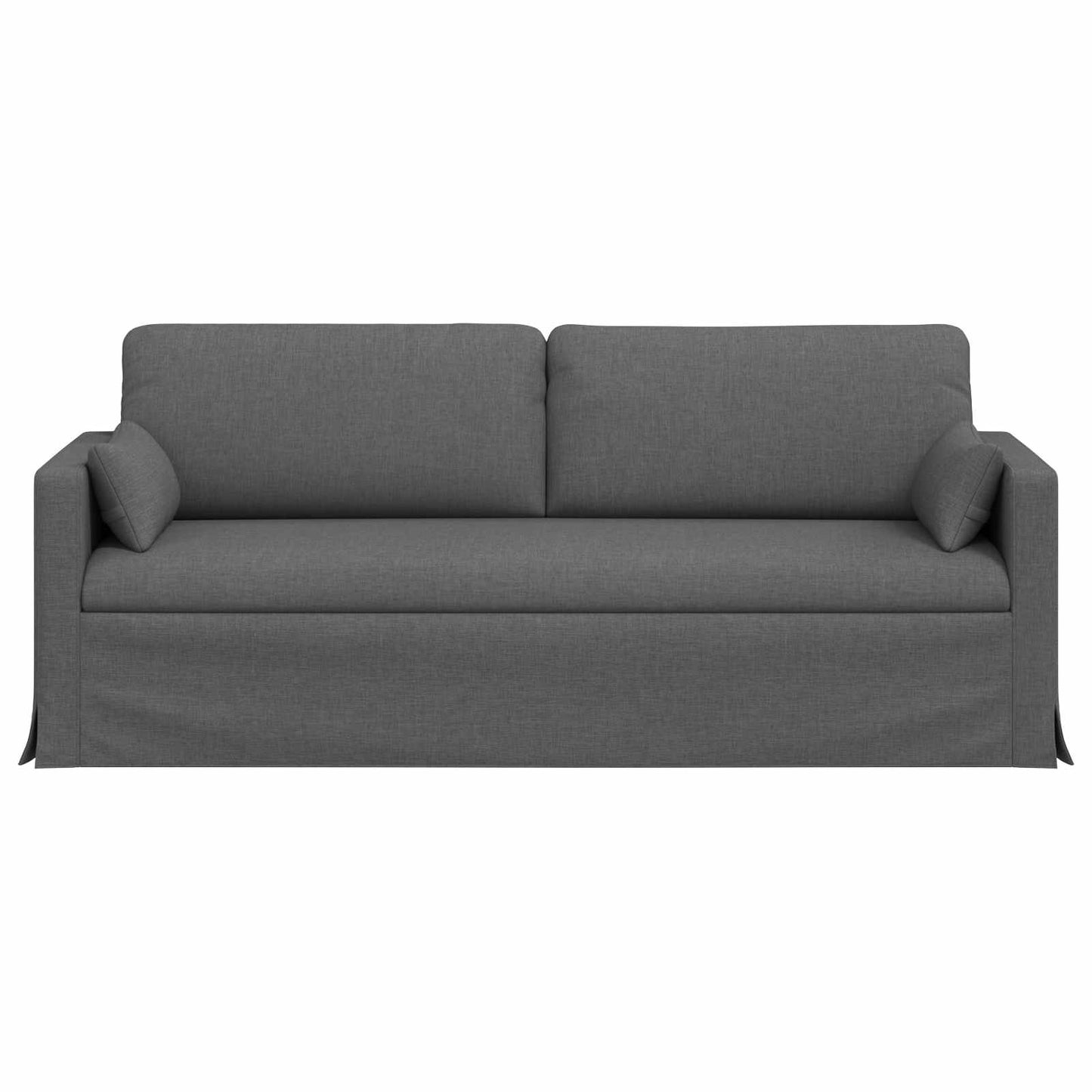 Divano Grigio scuro 198 x 78 x 80 cm Tessuto | homemem39