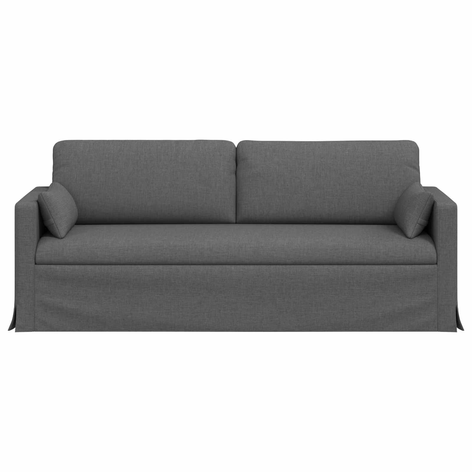 Divano Grigio scuro 198 x 78 x 80 cm Tessuto | homemem39