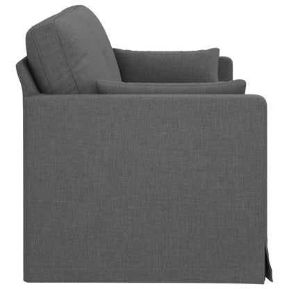 Divano Grigio scuro 198 x 78 x 80 cm Tessuto | homemem39