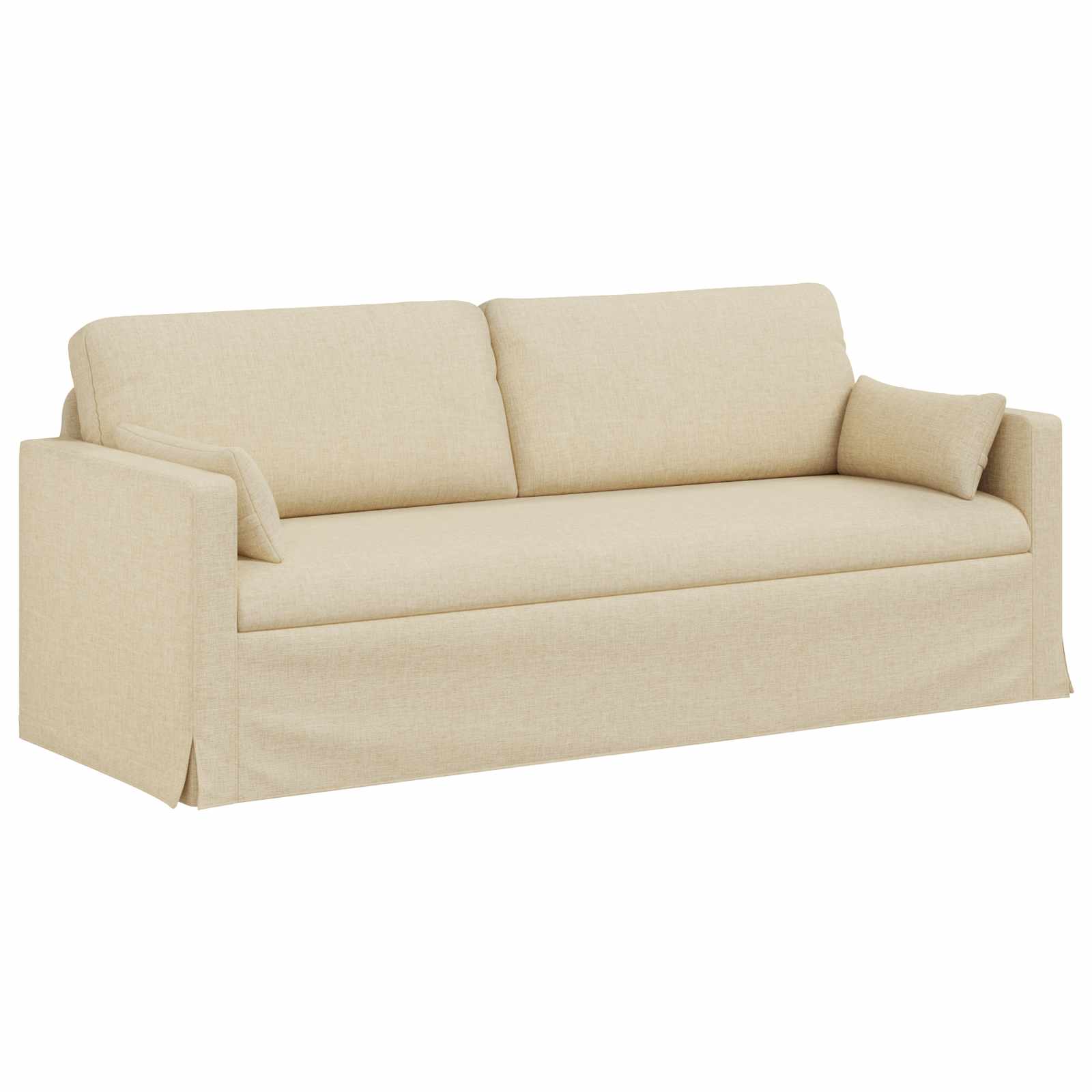 Divano Crema 198 x 78 x 80 cm Tessuto | homemem39