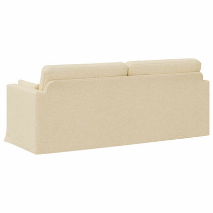 Divano Crema 198 x 78 x 80 cm Tessuto | homemem39