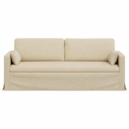 Divano Crema 198 x 78 x 80 cm Tessuto | homemem39