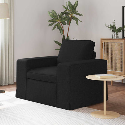 Divano Nero 103 x 80 x 82 cm Tessuto