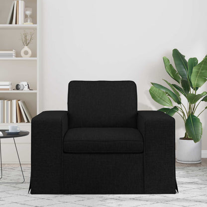 Divano Nero 103 x 80 x 82 cm Tessuto