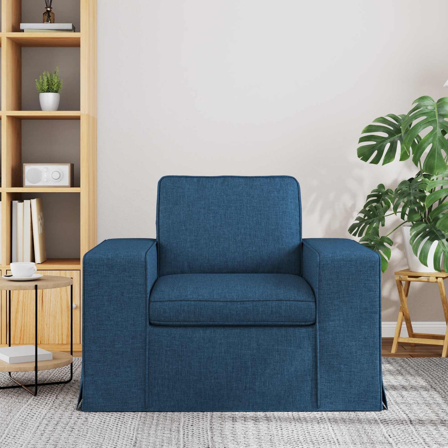 Divano Blu 103 x 80 x 82 cm Tessuto