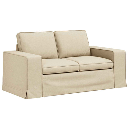 Divano Crema 162 x 80 x 82 cm Tessuto