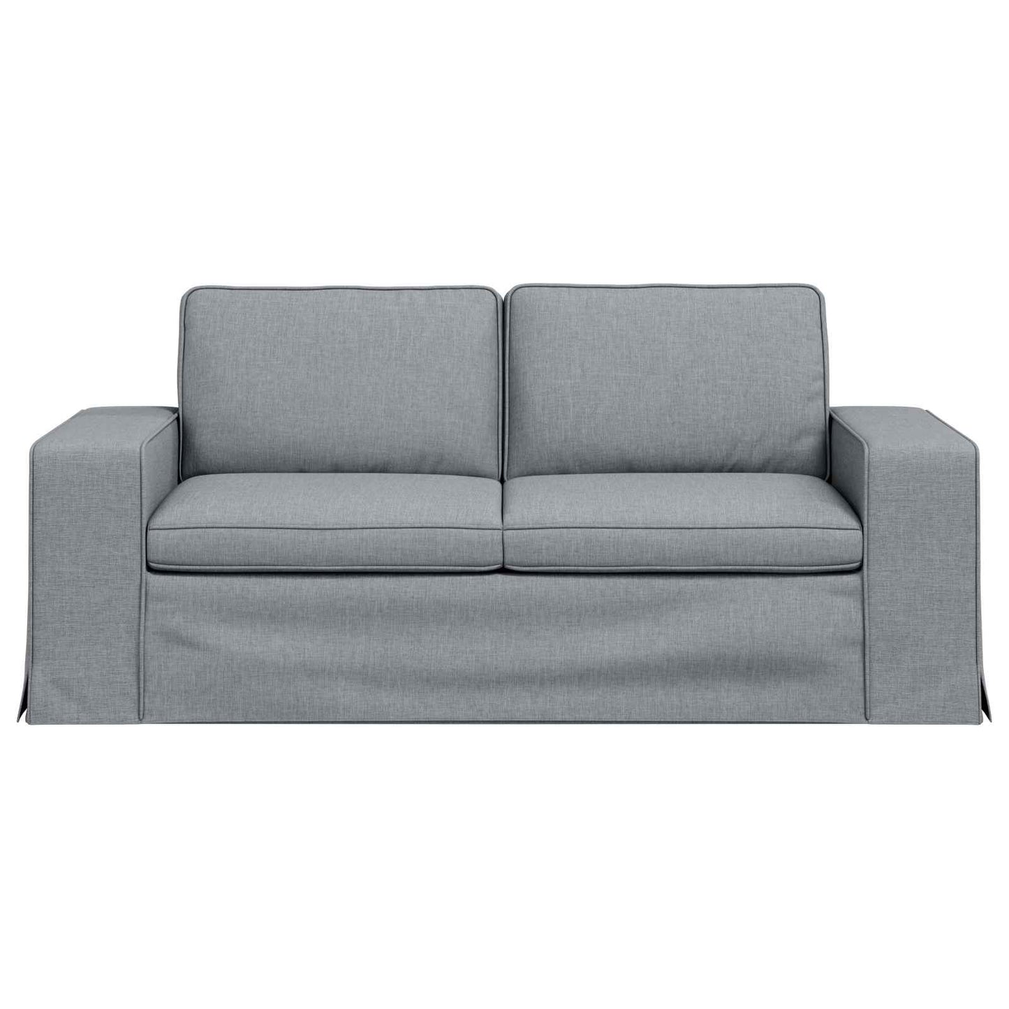 Divano 140cm Grigio chiaro Metallo