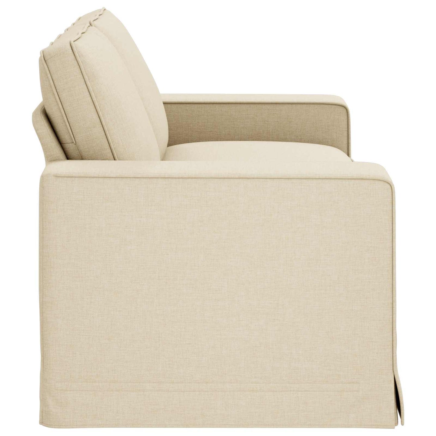 Divano Crema 182 x 80 x 82 cm Tessuto | homemem39