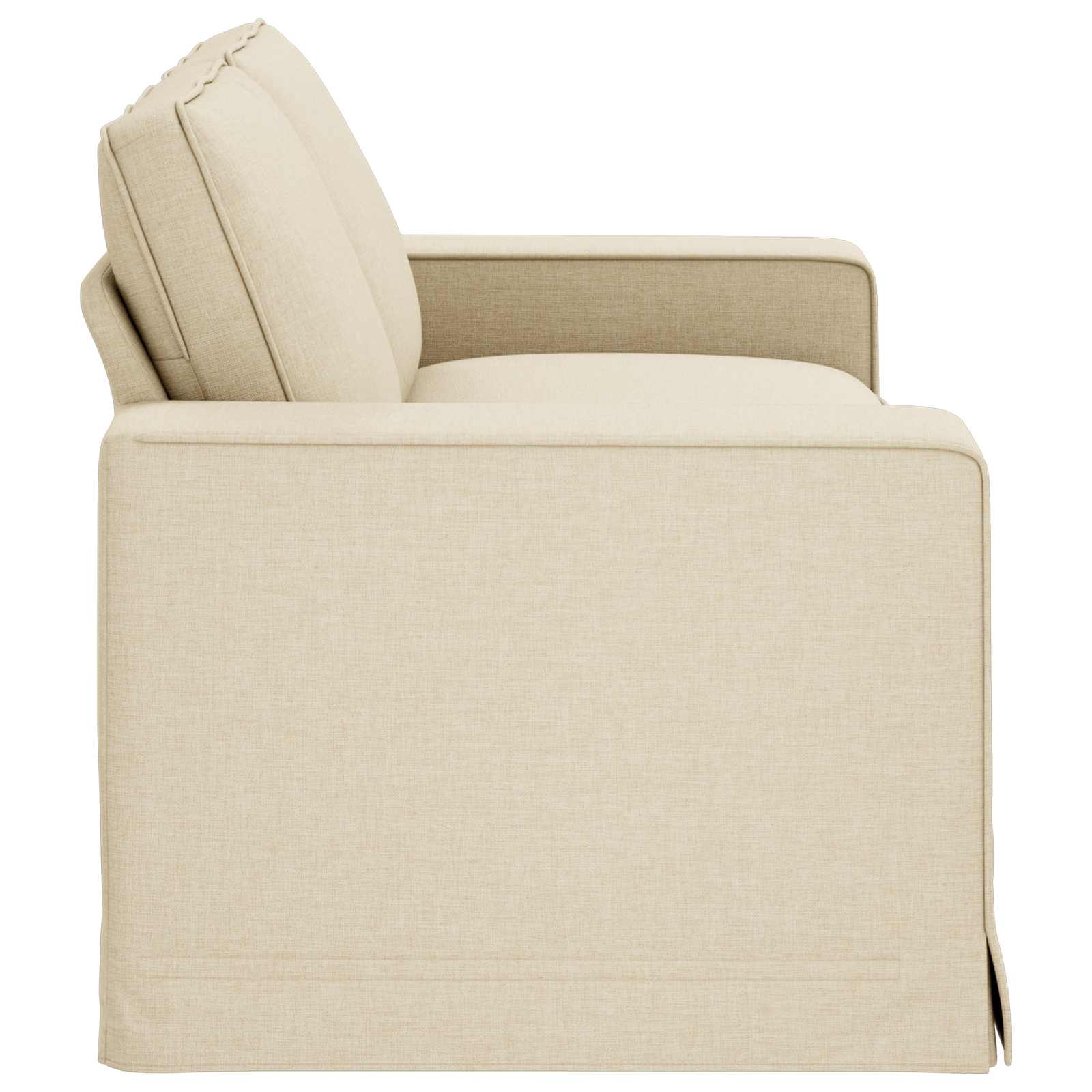 Divano Crema 182 x 80 x 82 cm Tessuto | homemem39