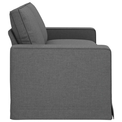 Divano Grigio scuro 222 x 80 x 82 cm Tessuto | homemem39