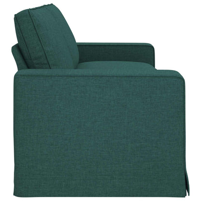 Divano Verde Scuro 222 x 80 x 82 cm Tessuto