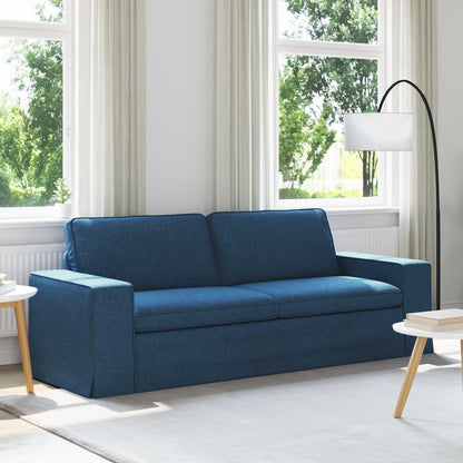 Divano Blu 222 x 80 x 82 cm Tessuto | homemem39