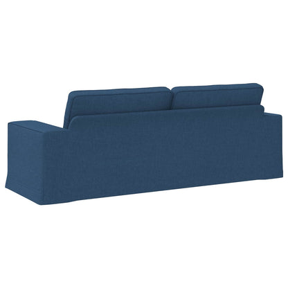 Divano Blu 222 x 80 x 82 cm Tessuto