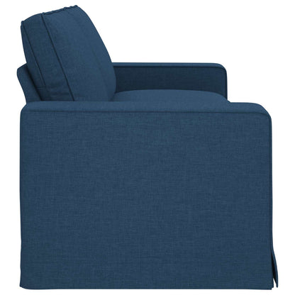 Divano Blu 222 x 80 x 82 cm Tessuto | homemem39