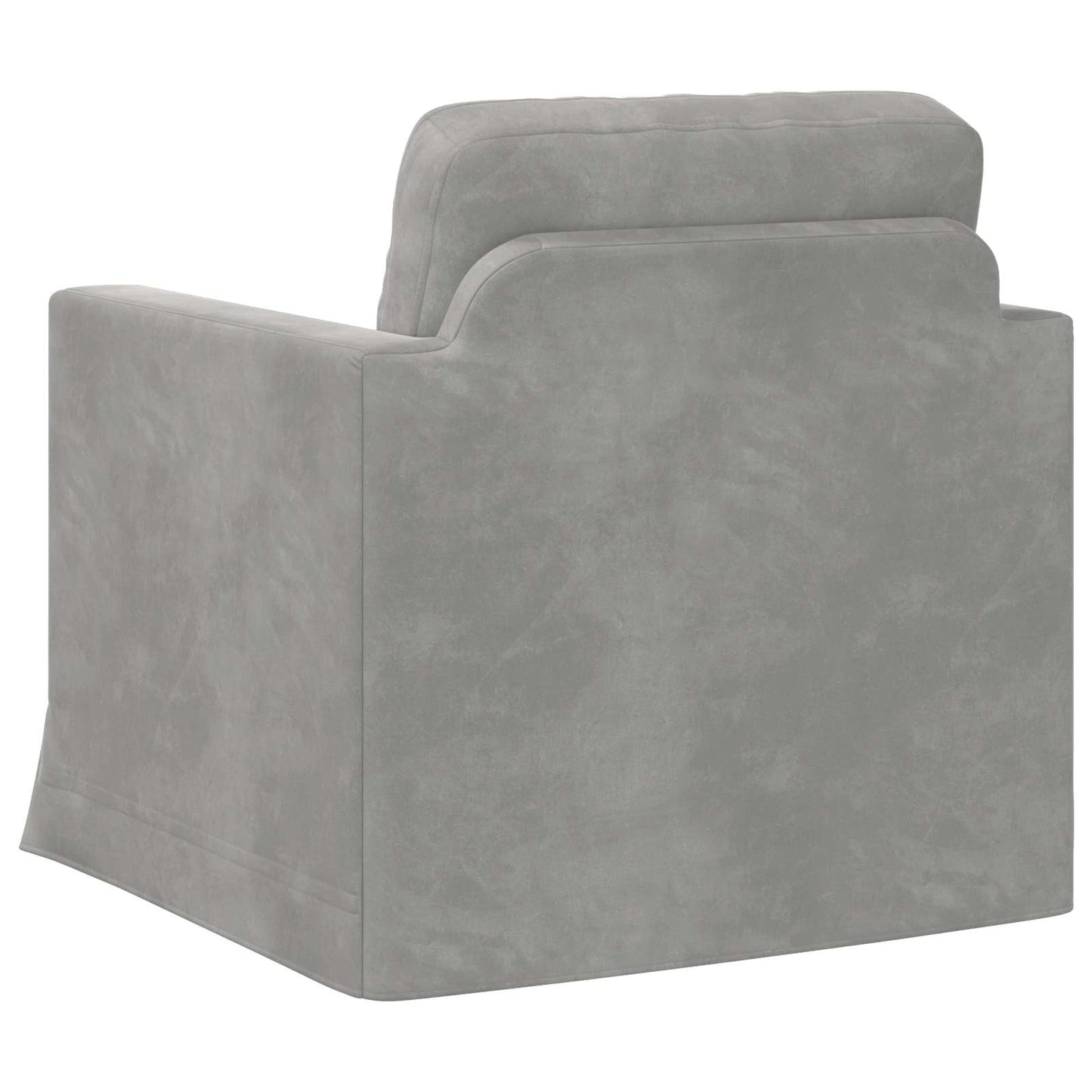 Divano Grigio chiaro 78 x 78 x 80 cm Velluto | homemem39