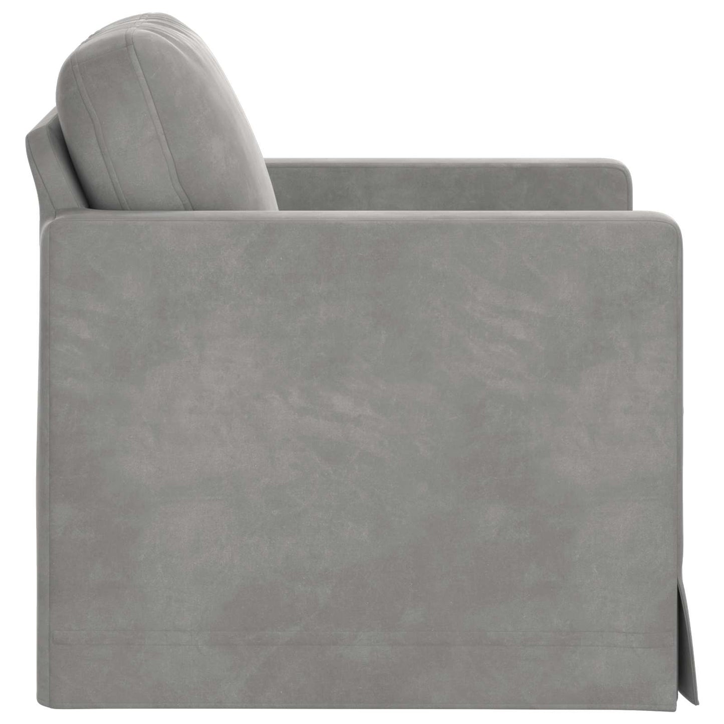 Divano Grigio chiaro 78 x 78 x 80 cm Velluto | homemem39