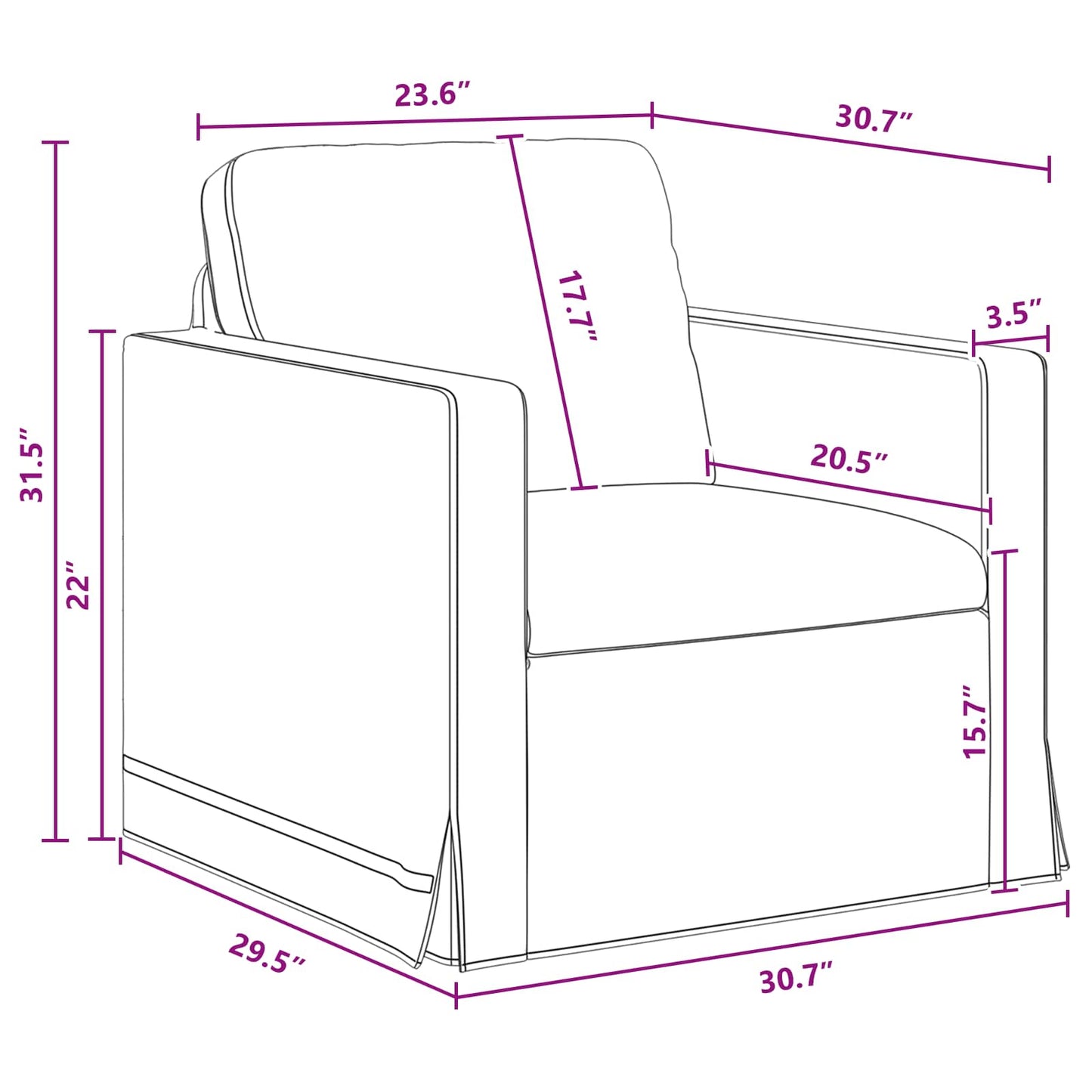 Divano Grigio scuro 78 x 78 x 80 cm Velluto | homemem39