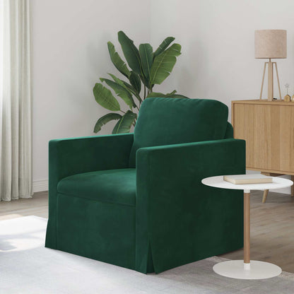 Divano Verde Scuro 78 x 78 x 80 cm Velluto | homemem39