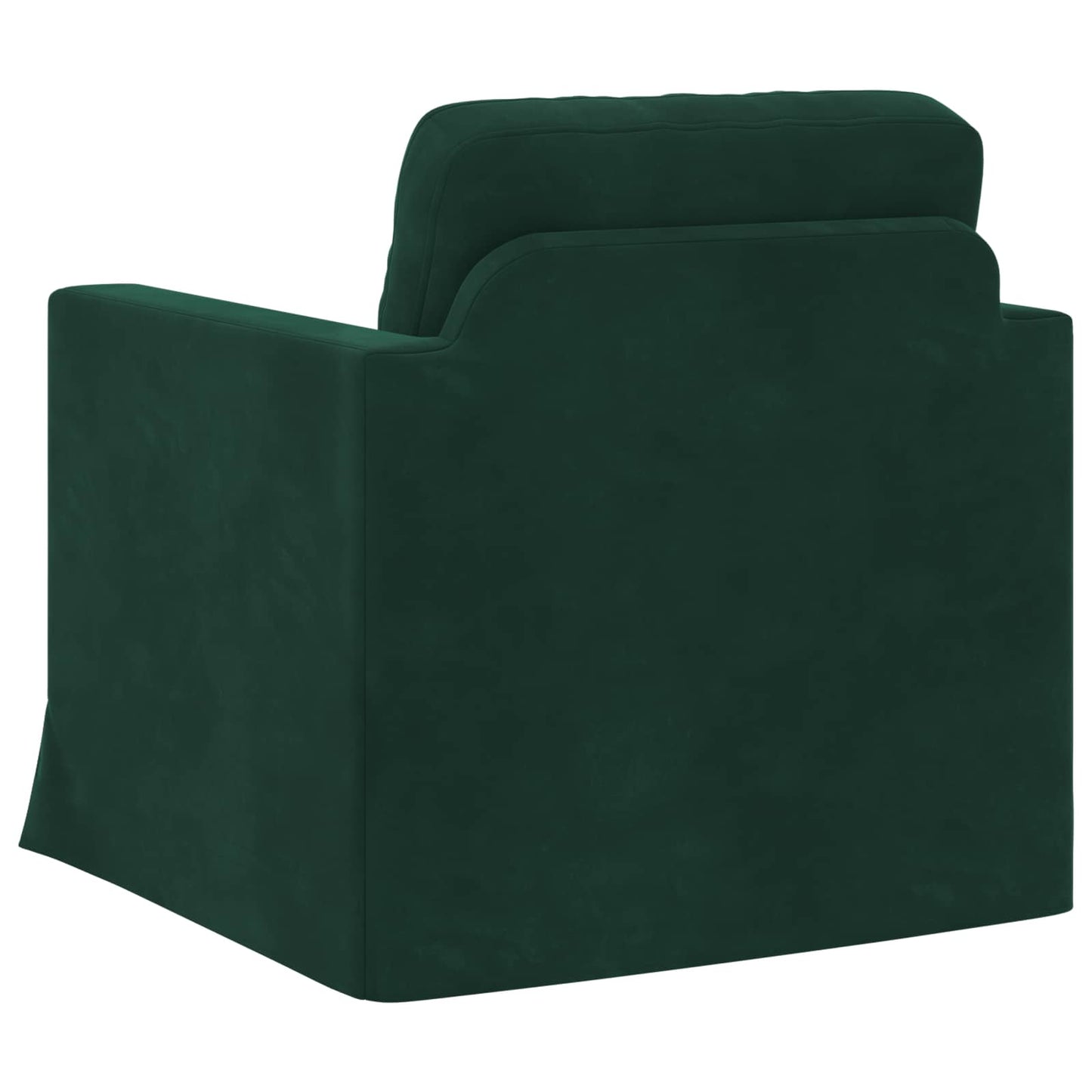 Divano Verde Scuro 78 x 78 x 80 cm Velluto
