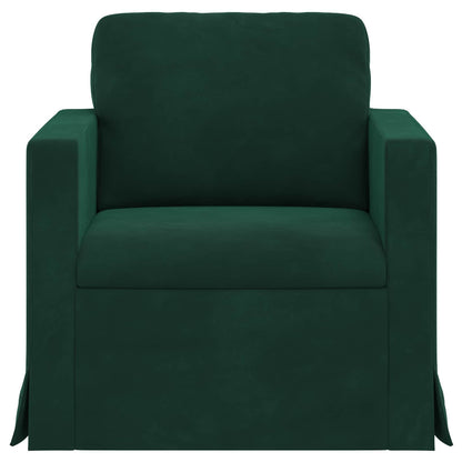 Divano Verde Scuro 78 x 78 x 80 cm Velluto | homemem39