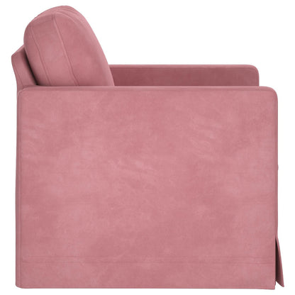 Divano Rosa 78 x 78 x 80 cm Velluto